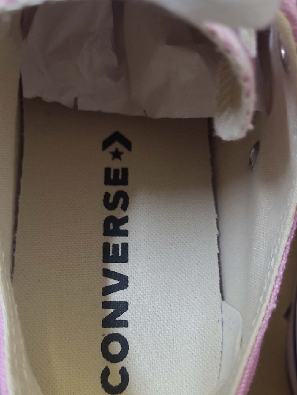 Converse Pink & White Low Top Sneakers - Picture 6 of 16